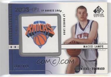 2003-04 SP Signature Edition - [Base] #130 - Maciej Lampe /499