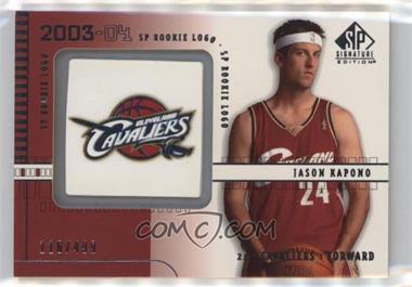 2003-04 SP Signature Edition - [Base] #131 - Jason Kapono /499