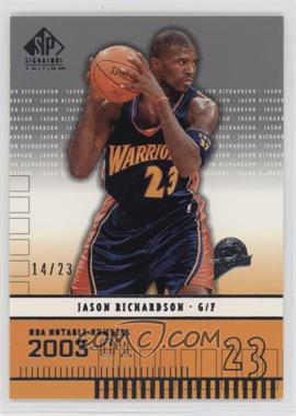 2003-04 SP Signature Edition - [Base] #209 - Jason Richardson /23