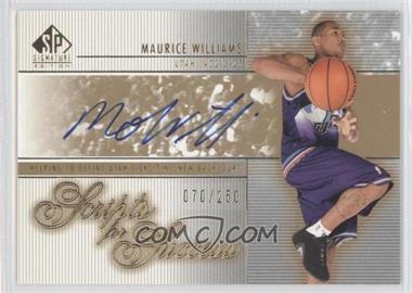 2003-04 SP Signature Edition - Scripts for Success #SS-MW - Mo Williams /250