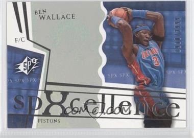 2003-04 SPx - [Base] #120 - Spxcellence - Ben Wallace /3999