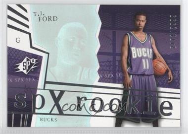 2003-04 SPx - [Base] #134 - SPx Rookies - T.J. Ford /2999