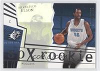 SPx Rookies - Francisco Elson #/2,999