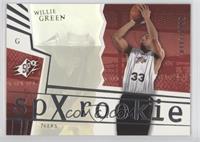 SPx Rookies - Willie Green #/2,999