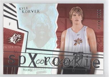 2003-04 SPx - [Base] #143 - SPx Rookies - Kyle Korver /2999
