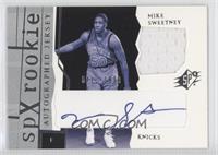 SPx Auto Rookie Jerseys - Mike Sweetney #/1,999