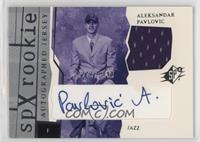 SPx Auto Rookie Jerseys - Aleksandar Pavlovic #/1,999