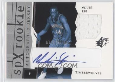 2003-04 SPx - [Base] #173 - SPx Auto Rookie Jerseys - Ndudi Ebi /1999