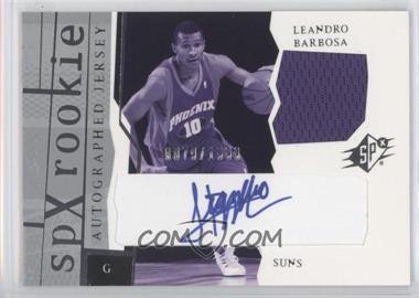 2003-04 SPx - [Base] #175 - SPx Auto Rookie Jerseys - Leandro Barbosa /1999