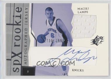 2003-04 SPx - [Base] #177 - SPx Auto Rookie Jerseys - Maciej Lampe /1999