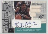 SPx Flashback Fabrics Autographs - Shareef Abdur-Rahim [EX to NM]