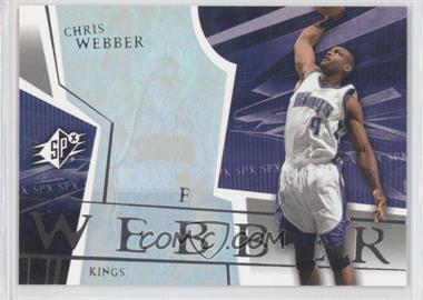 2003-04 SPx - [Base] #72 - Chris Webber