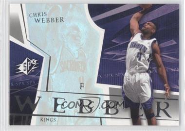 2003-04 SPx - [Base] #72 - Chris Webber