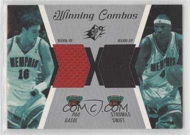 2003-04 SPx - Winning Combos #WC1 - Pau Gasol, Stromile Swift