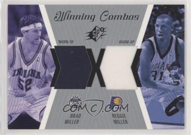2003-04 SPx - Winning Combos #WC10 - Brad Miller, Reggie Miller
