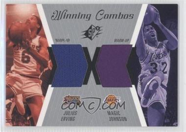 2003-04 SPx - Winning Combos #WC15 - Julius Erving, Magic Johnson