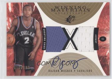 2003-04 SPx - Winning Materials Autographed #DW - Dajuan Wagner /100