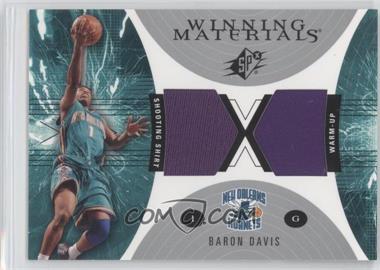 2003-04 SPx - Winning Materials #WM12 - Baron Davis