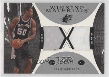 2003-04 SPx - Winning Materials #WM15 - David Robinson