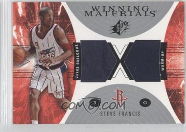 2003-04 SPx - Winning Materials #WM25 - Steve Francis