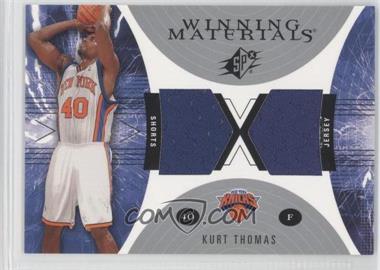 2003-04 SPx - Winning Materials #WM30 - Kurt Thomas