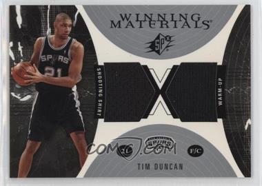 2003-04 SPx - Winning Materials #WM38 - Tim Duncan