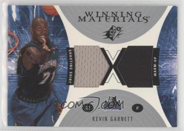 2003-04 SPx - Winning Materials #WM39 - Kevin Garnett