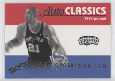 2003-04 Skybox Autographics - AutoClassics #15AC - Tim Duncan