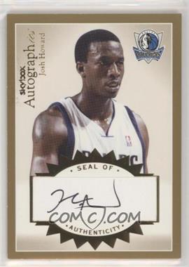 2003-04 Skybox Autographics - Autographics - Gold #A-JH - Josh Howard /50