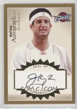 2003-04 Skybox Autographics - Autographics - Gold #A-JK - Jason Kapono /50 [Noted]