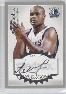 2003-04 Skybox Autographics - Autographics - Silver #A-AW - Antoine Walker /150