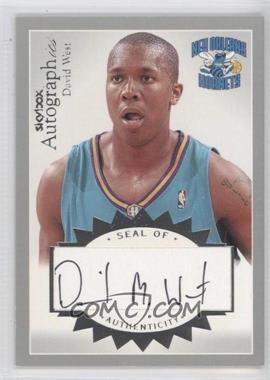 2003-04 Skybox Autographics - Autographics - Silver #A-DW3 - David West /150