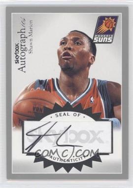 2003-04 Skybox Autographics - Autographics - Silver #A-SM - Shawn Marion /150