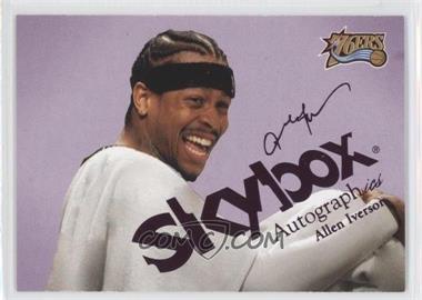 2003-04 Skybox Autographics - [Base] - Purple Royal Insignia #30 - Allen Iverson /25