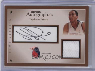 2003-04 Skybox Autographics - Game Jersey Autographs #AJ-TP - Tayshaun Prince /125