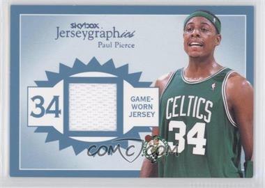 2003-04 Skybox Autographics - Jerseygraphics - Blue #J-PP - Paul Pierce /350