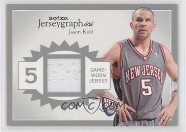 2003-04 Skybox Autographics - Jerseygraphics - Silver #J-JK - Jason Kidd /150