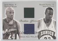 Jarvis Hayes, Ronald Murray #/500