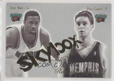 2003-04 Skybox Autographics - Rookies Affirmed #4RE - Troy Bell, Pau Gasol