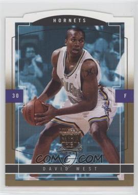 2003-04 Skybox Limited Edition - [Base] - Gold Proof #111 - David West /150