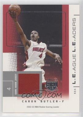 2003-04 Skybox Limited Edition - League Leaders - Parallel 50 Jersey #LL-CB - Caron Butler /50