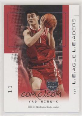 2003-04 Skybox Limited Edition - League Leaders #9 LL - Yao Ming