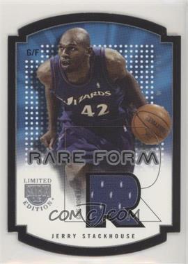 2003-04 Skybox Limited Edition - Rare Form - Jersey #RF-JS - Jerry Stackhouse /99