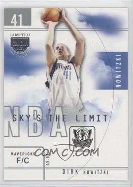2003-04 Skybox Limited Edition - Sky's the Limit #2 SL - Dirk Nowitzki