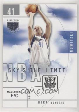 2003-04 Skybox Limited Edition - Sky's the Limit #2 SL - Dirk Nowitzki