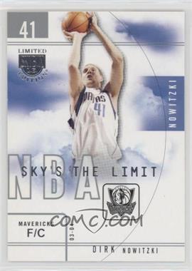 2003-04 Skybox Limited Edition - Sky's the Limit #2 SL - Dirk Nowitzki