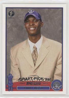 2003-04 Topps - [Base] - 1st Edition #224 - 2003 NBA Draft - Chris Bosh