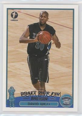 2003-04 Topps - [Base] - 1st Edition #238 - 2003 NBA Draft - David West