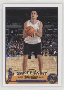 2003-04 Topps - [Base] - Collection #237 - 2003 NBA Draft - Zarko Cabarkapa