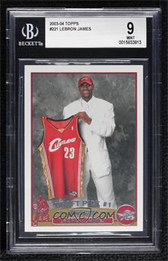 2003-04 Topps - [Base] #221 - 2003 NBA Draft - LeBron James [BGS 9 MINT]